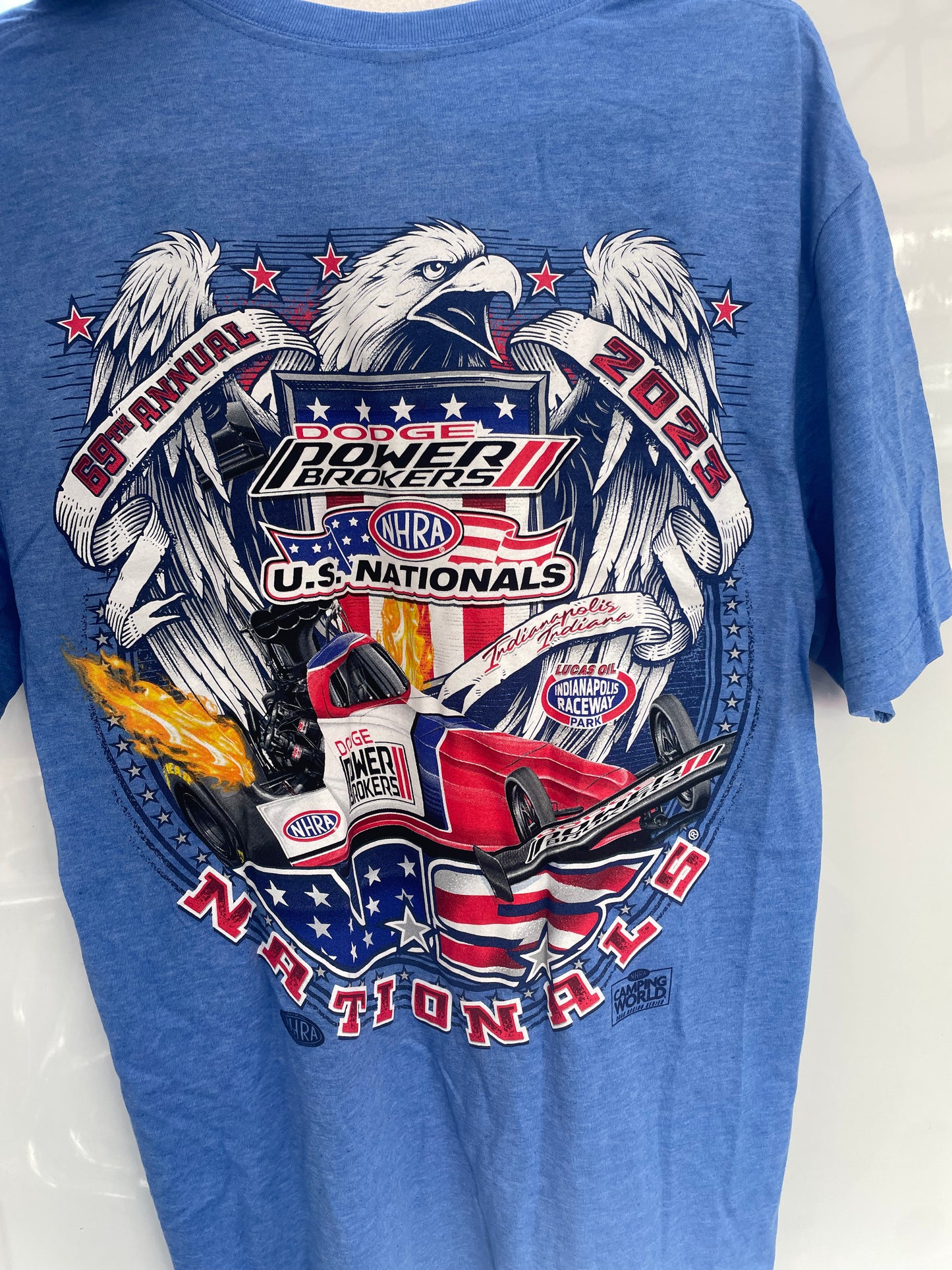 NHRA 2023 US Nationals Tshirt Medium