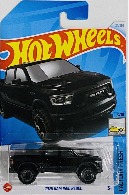Hot Wheels 2020 Dodge RAM Rebel Black