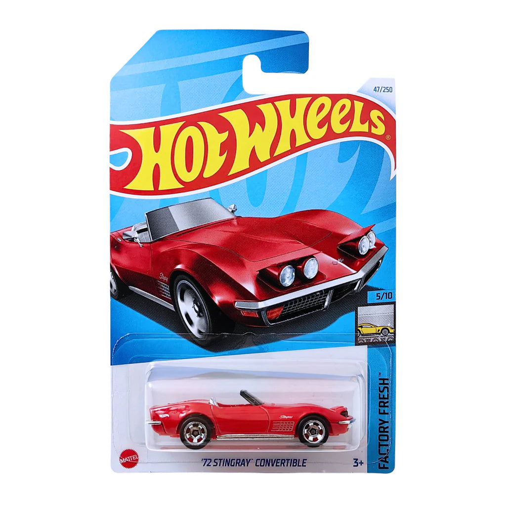 Hot Wheels '72 Corvette Stingray Convertible Red